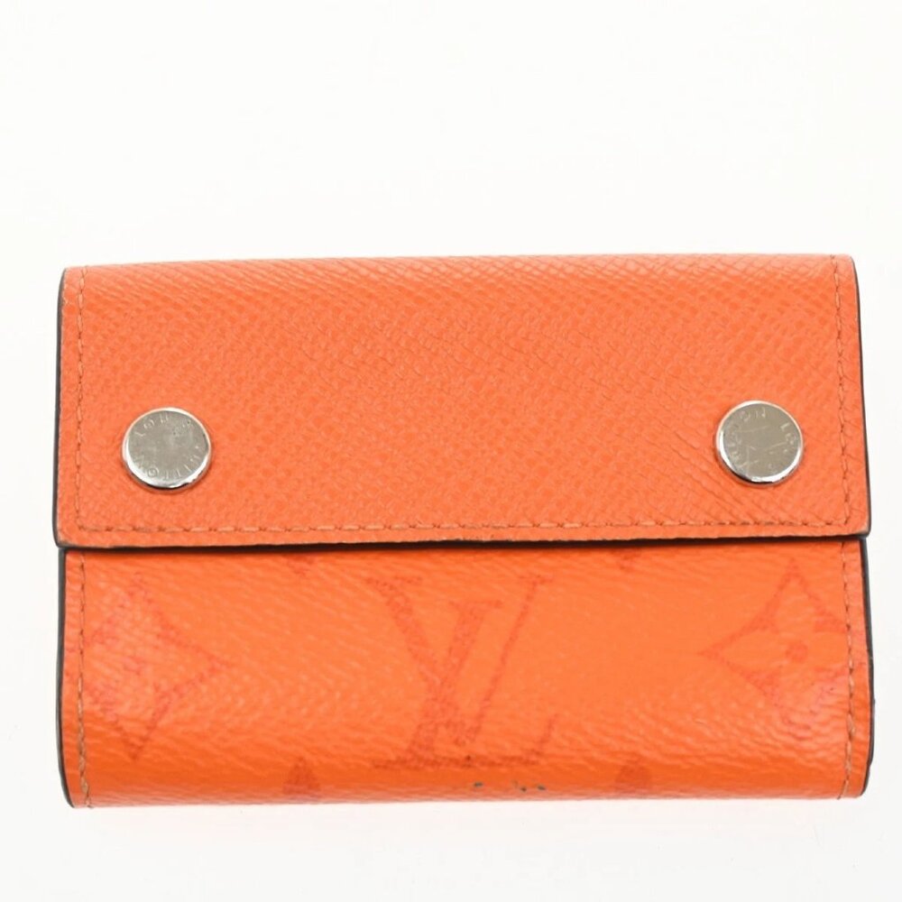 LOUIS VUITTON Wallet Compact Monogram Taiga Rama Leather Orange M69245 31CA642 - Picture 6 of 11